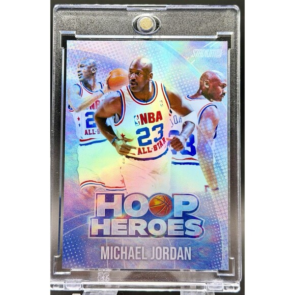 Michael Jordan 6 Card Lot Holographic Short Print Hoop Heroes Fan Art 918 Custom - Picture 3 of 7